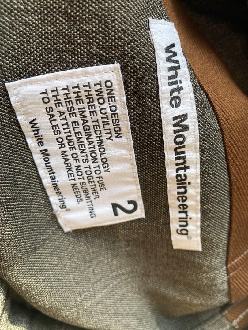 WhiteMountaineeringグラミチテーパードパンツ|2ブラウンメンズ