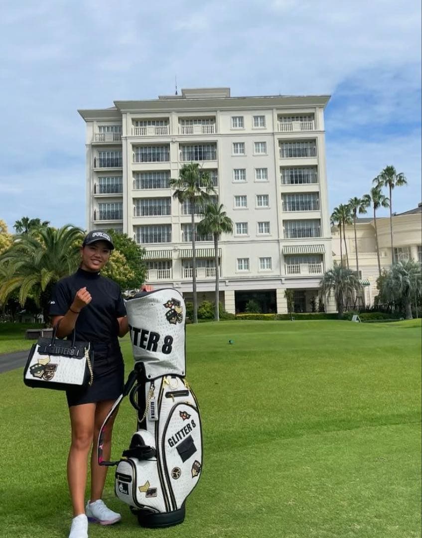 GLITTER 8 キャディバッグ 新品未使用品 クロコダイル総柄