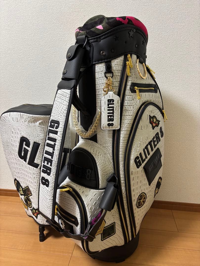 GLITTER 8 キャディバッグ 新品未使用品 クロコダイル総柄
