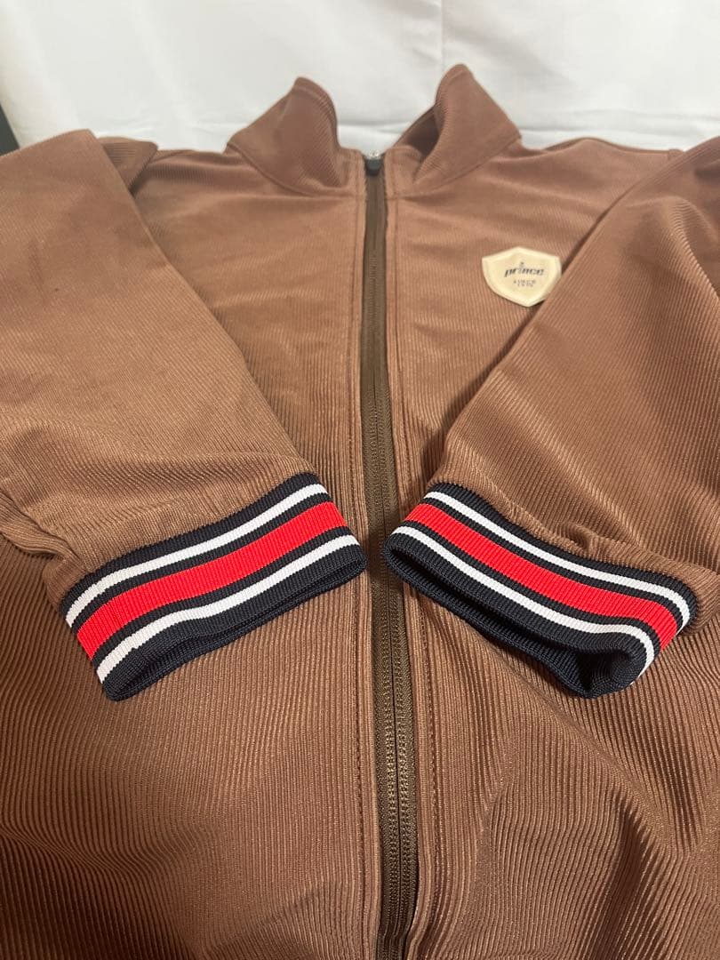 【美品】Prince テニスウェア 上下セット チョコ ジャケットL/スカートM