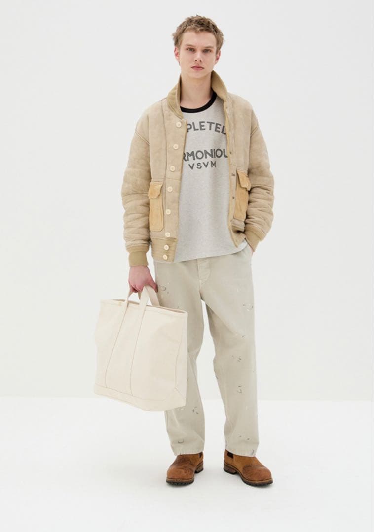 visvim 26ss TILLER PANTS DMGD ivory 3番 L