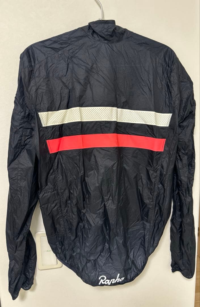 ラファ Rapha ブルベ フライウェイト ウィンドジャケット　ピンク/黒　S