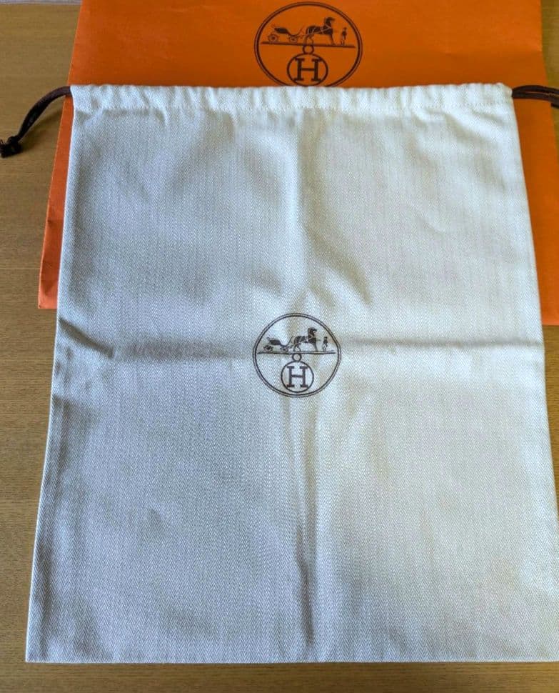 HERME【未使用】エルメス 保存袋 バーキン25 / ケリー25用 紐付き