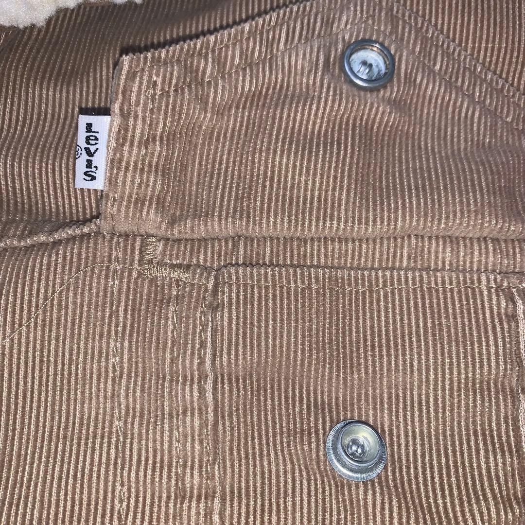 70s Levis コーデュロイ ボア ジャケット 42