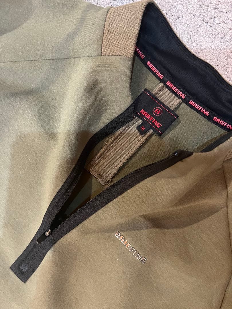 BRIEFING ハーフジップシャツ