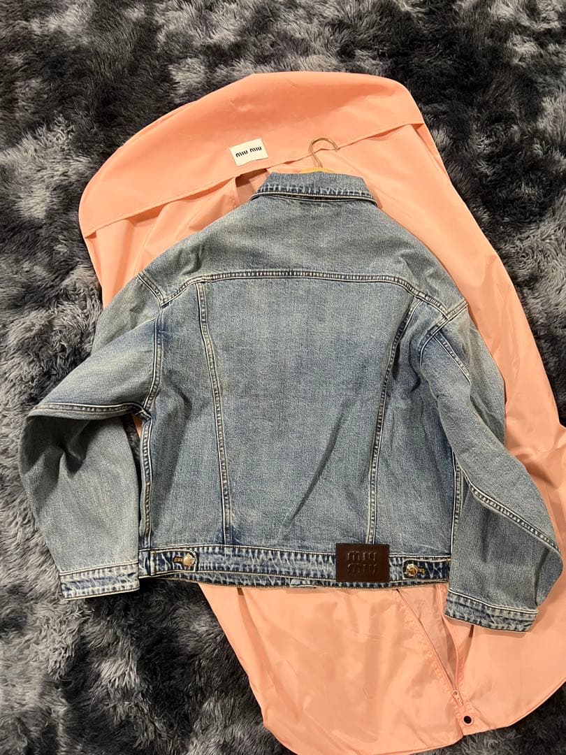 25SS Miu Miu デニムブルゾンジャケット