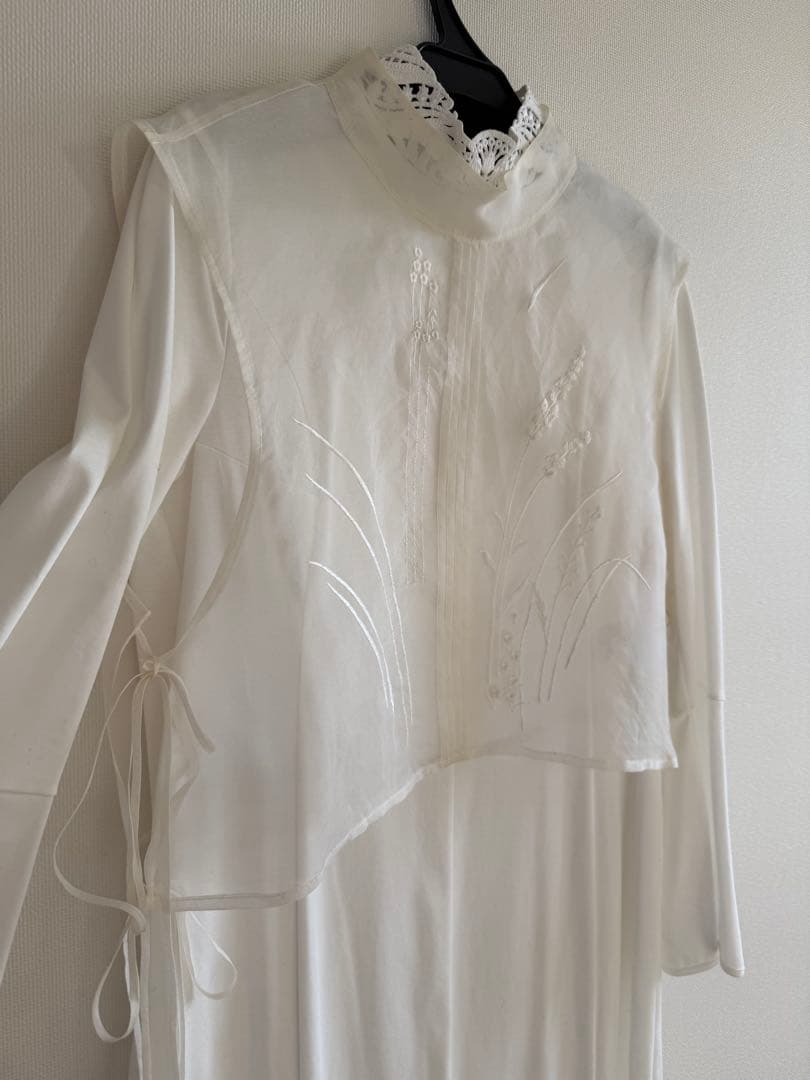 【クリーニング済】Mame Kurogouchi シルクベスト