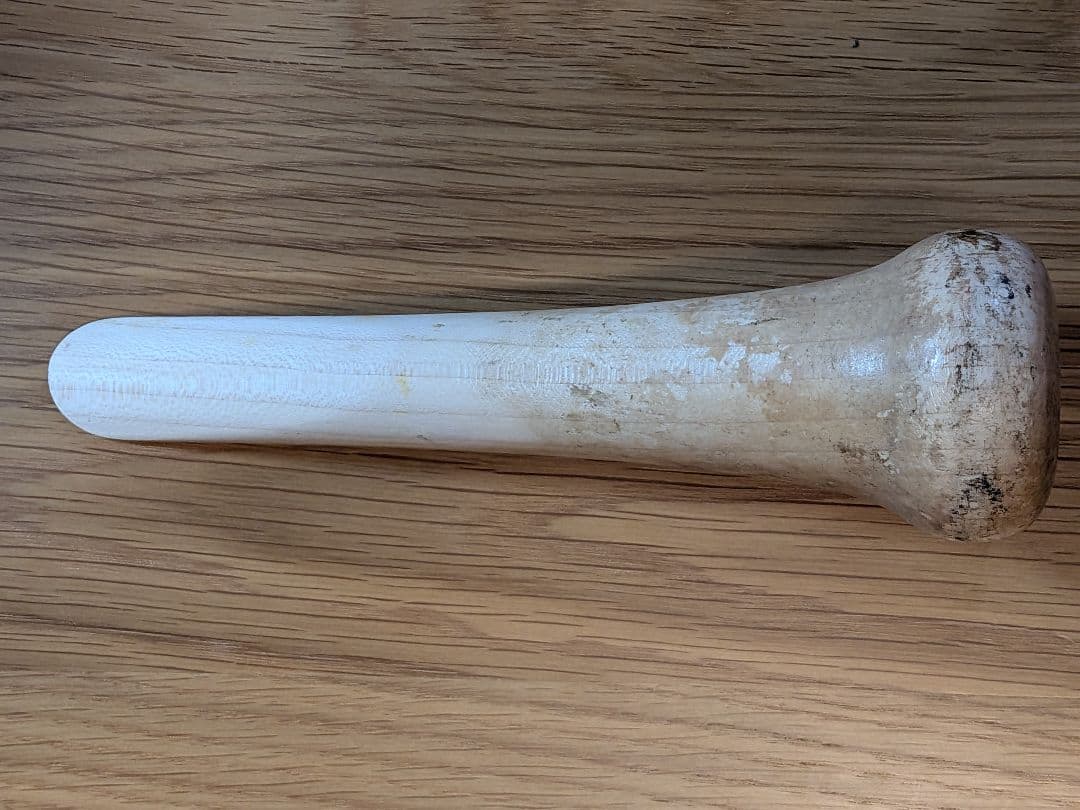 すべりこみ　大島洋平選手　中日ドラゴンズ　靴べら　バット　名球会