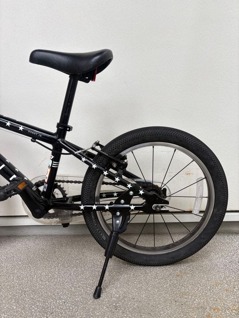 MARIN キッズバイク 黒 星模様 直接取り引き可能