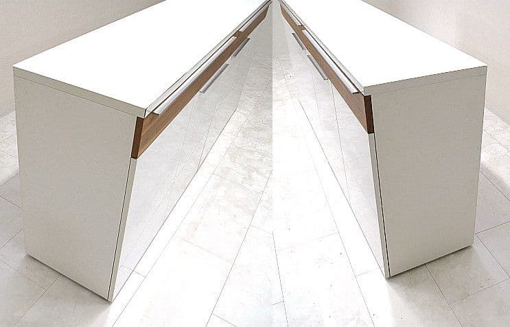 【展示品】ヒュルスタ サイドボード EverGlossホワイト リビングボード