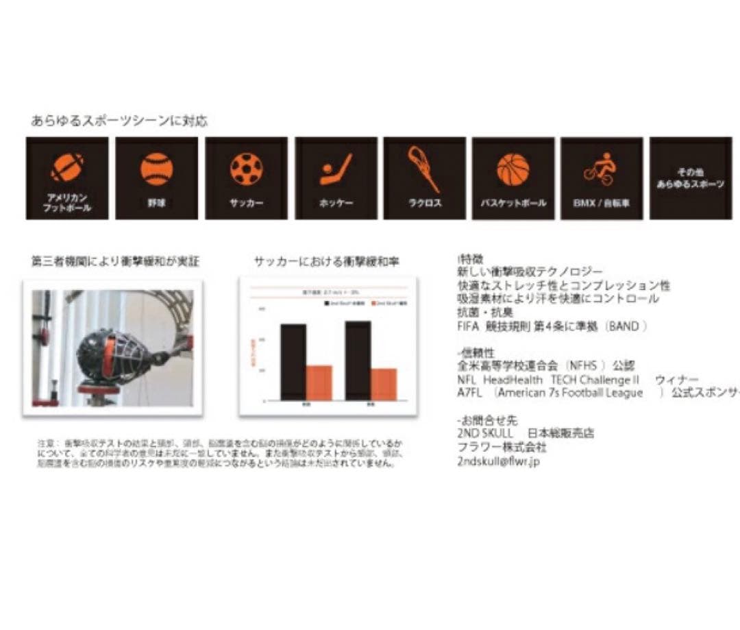 2ND SKULL CAP ティーンアダルト　ブラック　大人様