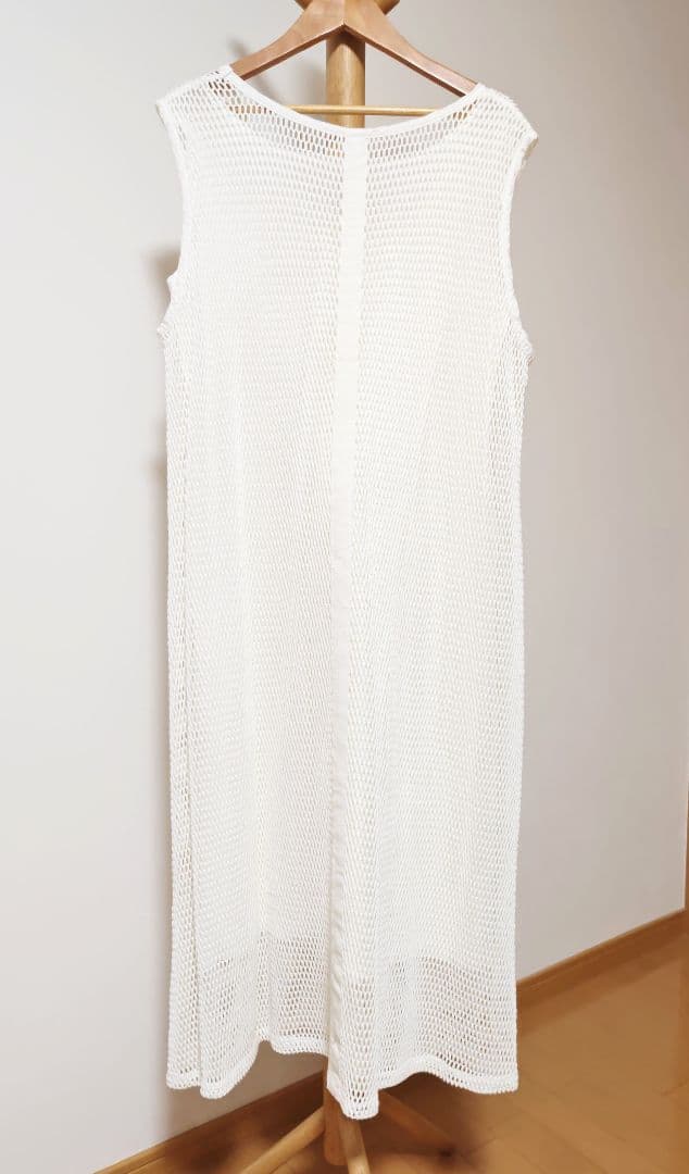 プリスティン　ラッセルメッシュワンピース　アンダードレス付き(お直しあり)