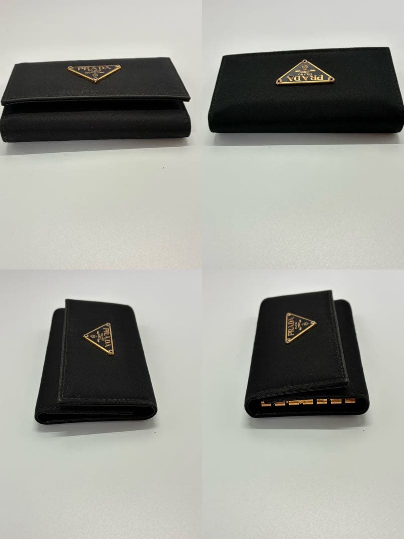 PRADA プラダ テスートナイロン 6連 キーケース 鍵入れ