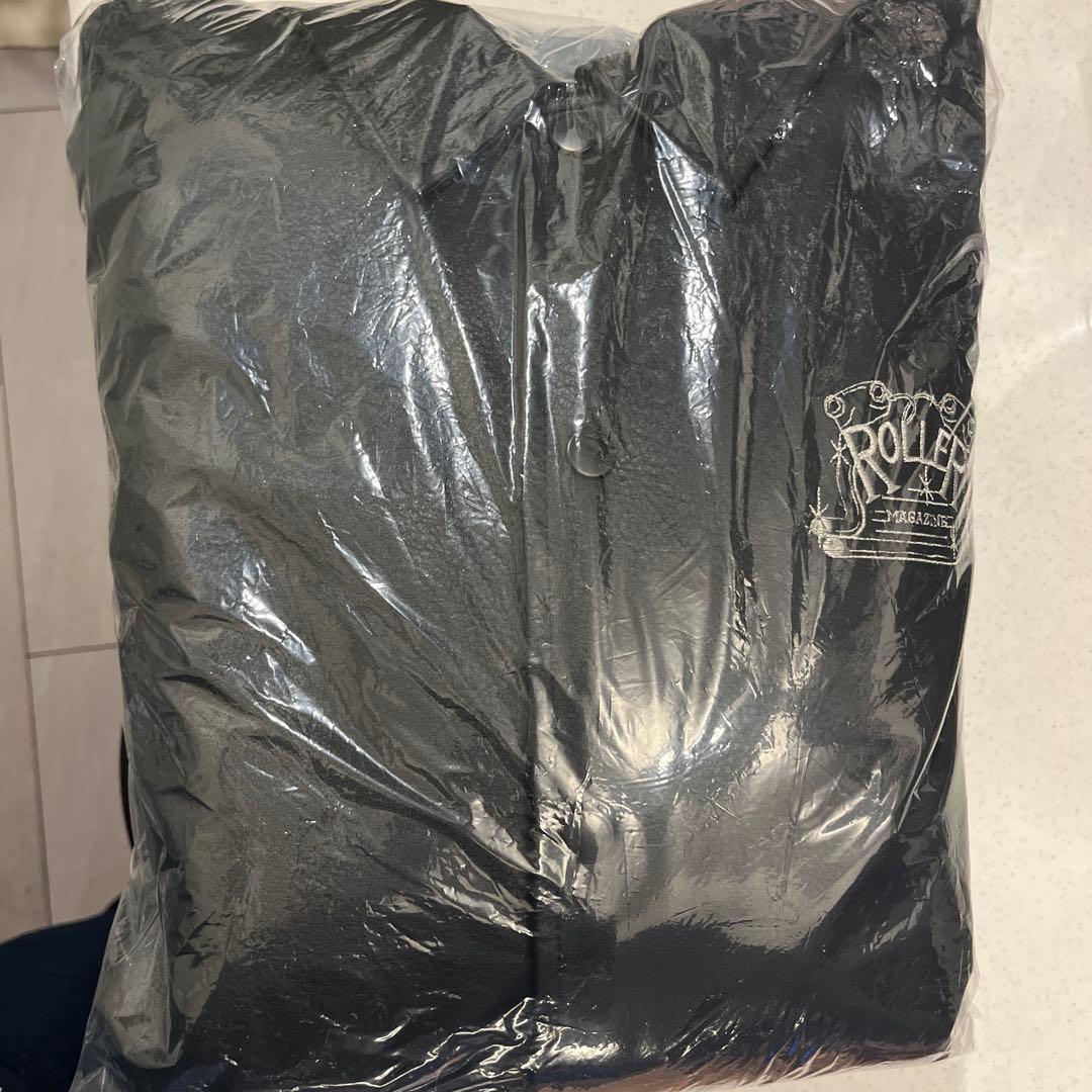 J*様 【最終値下げ】ROLLER MAGAZINE フェイクレザーコーチジャケ