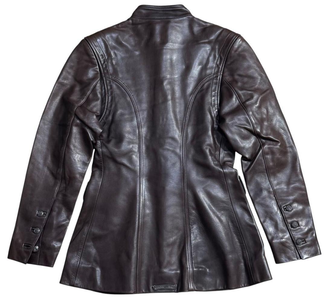 クロムハーツ レディース レザージャケット ブラウン Ｓ