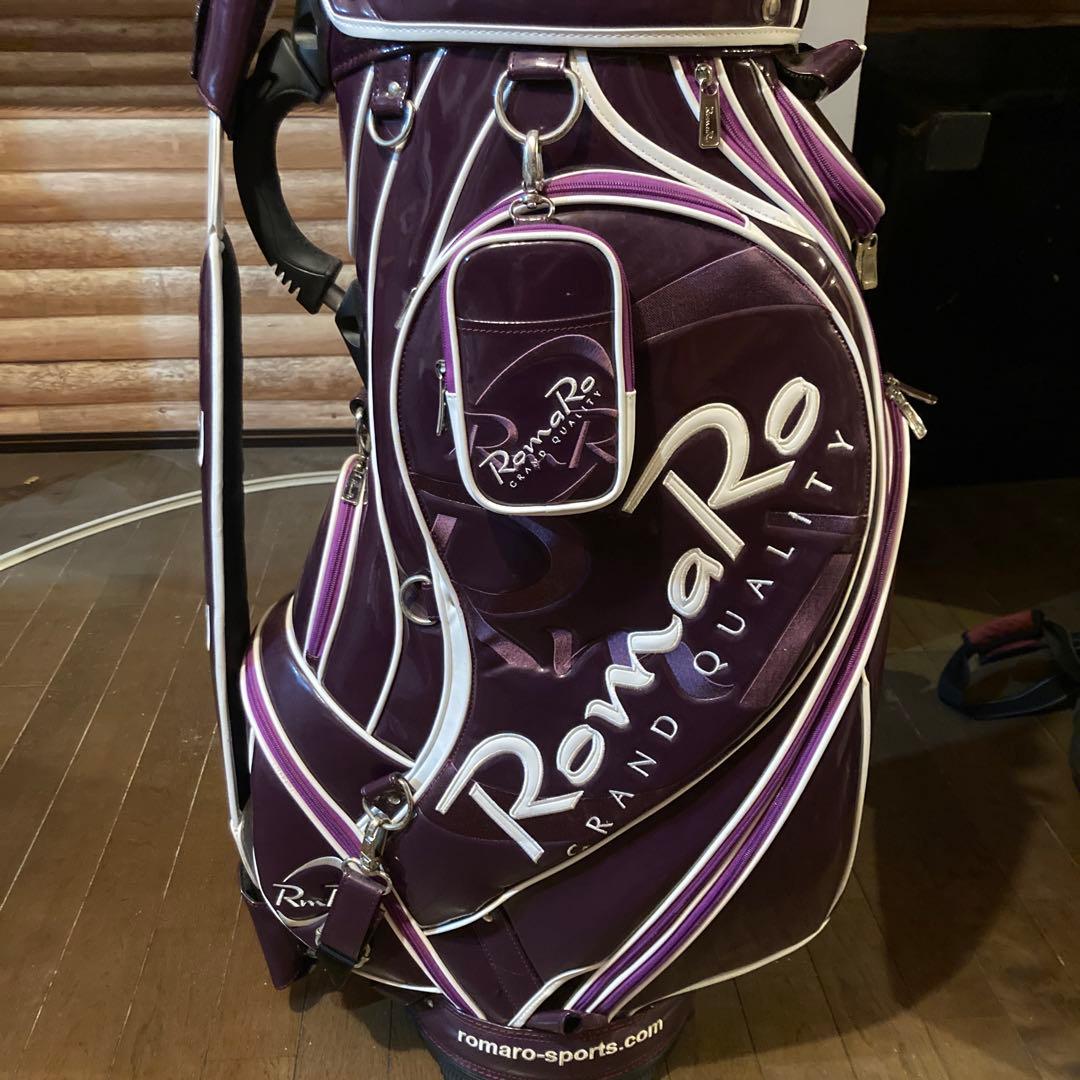 Romaro キャディバッグ パープル/ホワイト