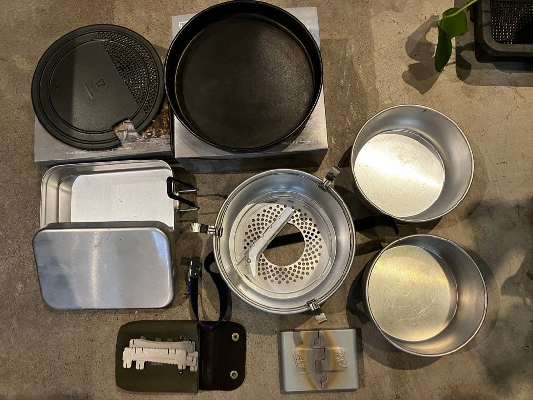 トランギア　ストームクッカーL（アルスト欠品）＋ラージメスティン＋エスビットM