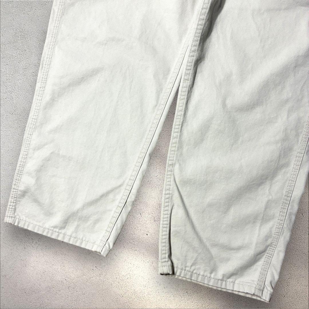 Lee DUNGAREESペインターパンツオフホワイト34×32ワーク極太