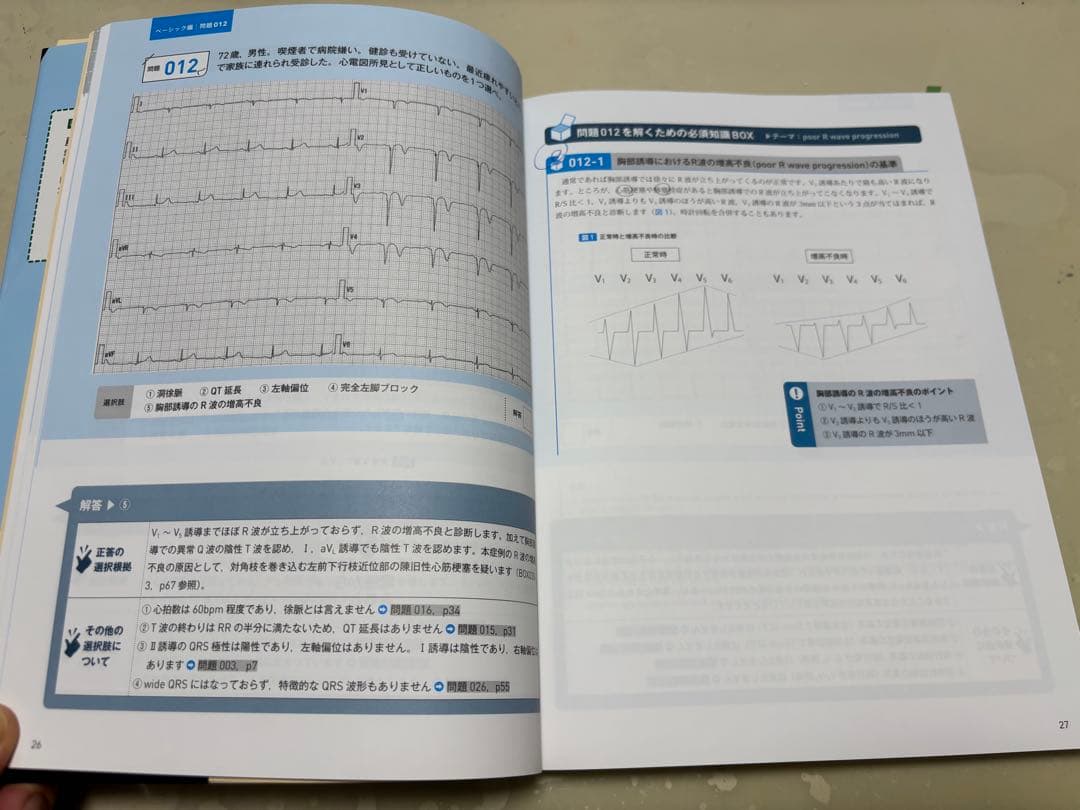 心電図検定公式問題集&ガイド他　心電図検定試験対策3冊セット