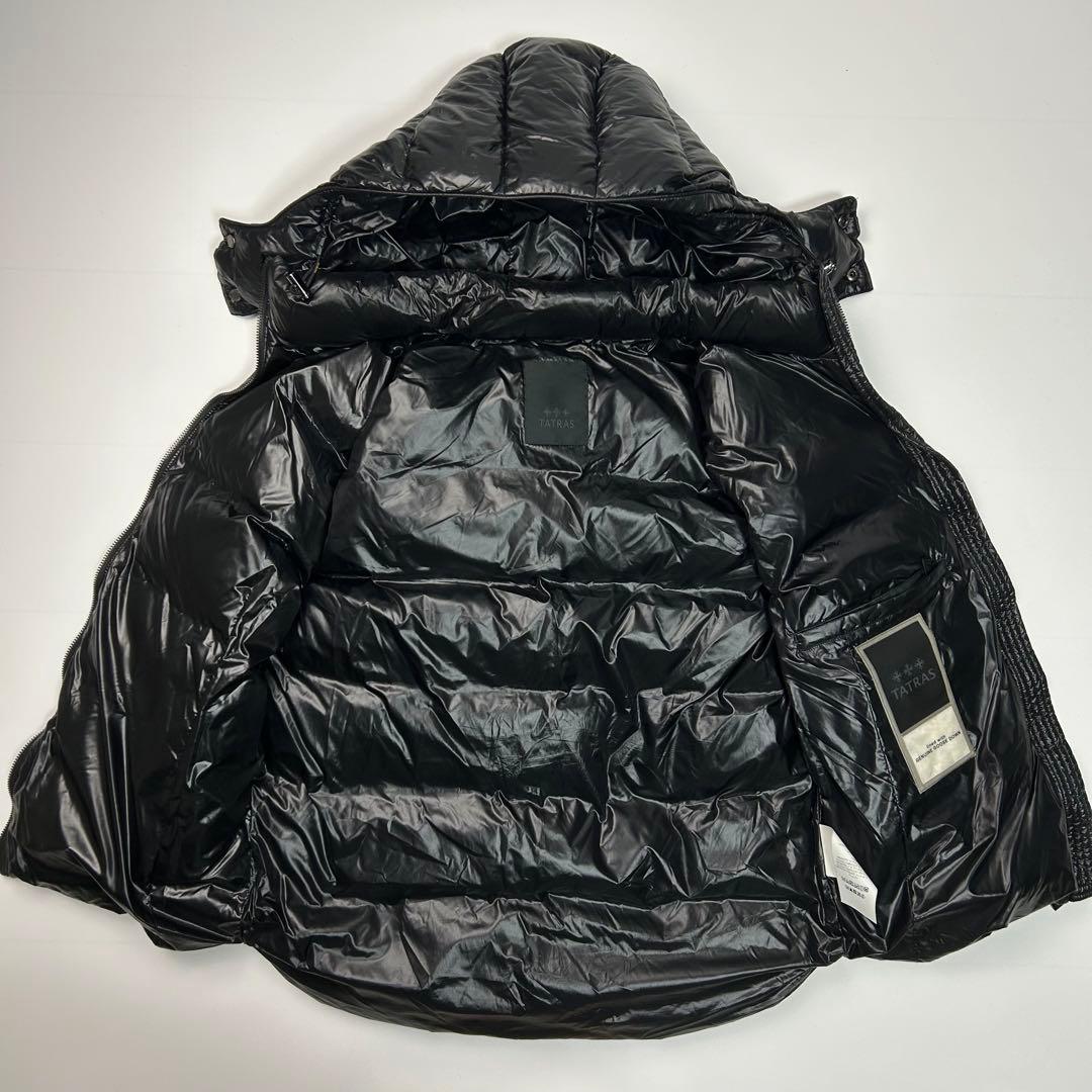 美品✨ タトラス POSEIDONE ダウン ジャケット ベスト 黒 03