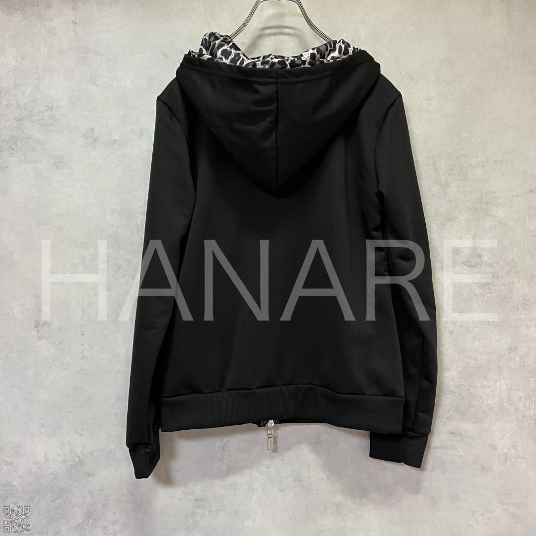 レオパード ヒョウ柄 十字架 クロス パーカー ジップパーカー y2k グランジ