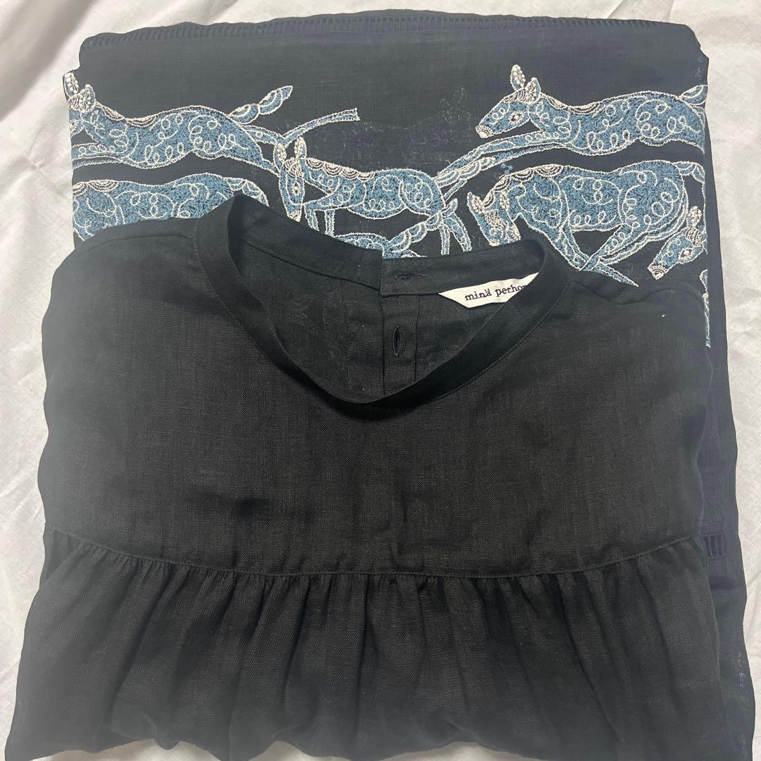 芸*n様 ミナペルホネン　パプリッコ長袖ワンピース新品40