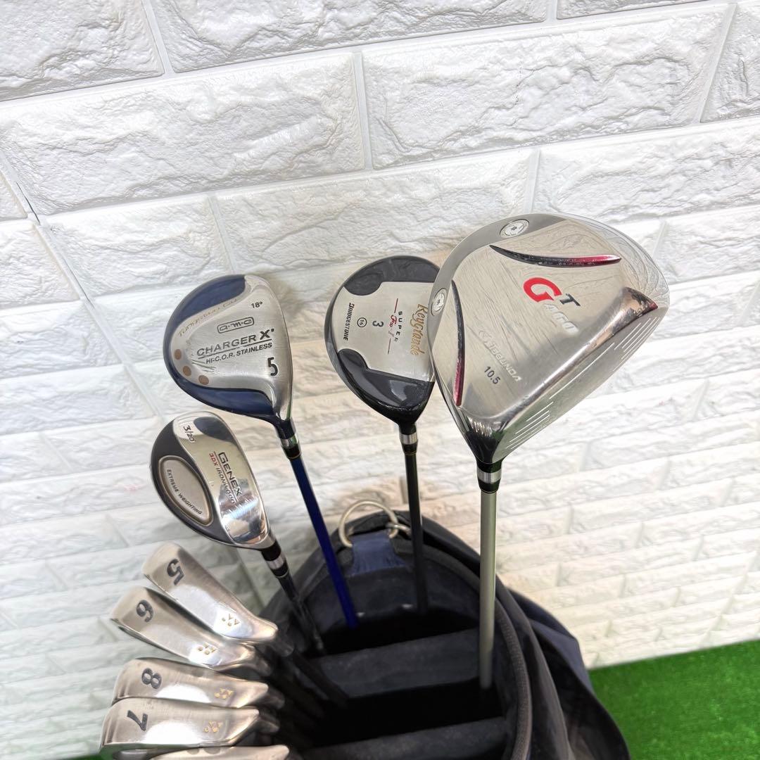 ゴルフセット　初心者応援　メンズ　YONEX 特価　飛距離抜群　右打ち　打感良好