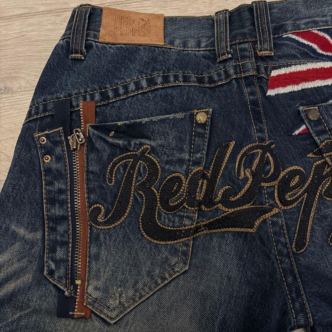 RED PEPPER レッドペッパー デニム 31 ユニオンジャック Y2K