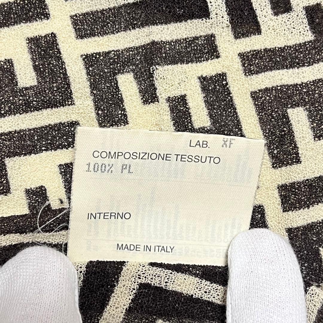 モンブラン✨FENDI フェンディ　薄手長袖シャツ　ズッカ柄　レディース