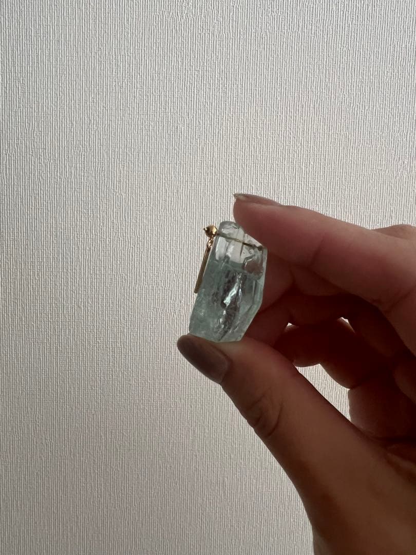 MONAKAジュエリー　片耳ピアスアクアマリン