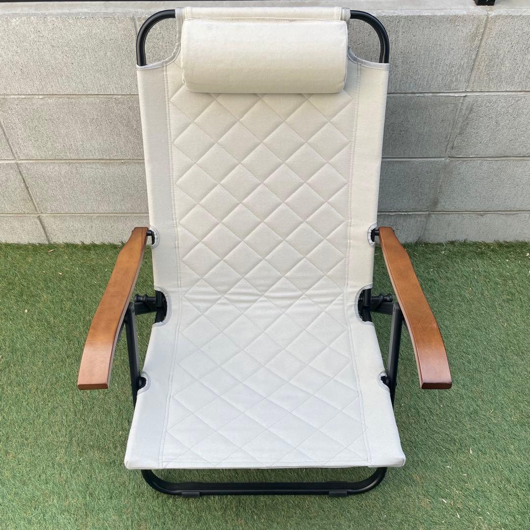 Rcr リクライニングローチェア　スモークアイボリー