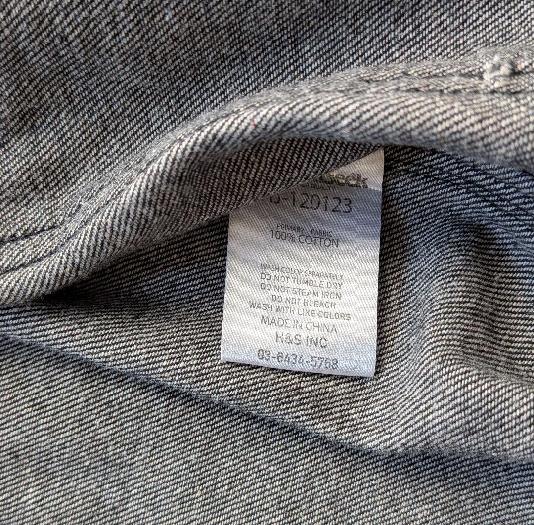 は*ん様 【HIDE AND SEEK】デニムジャケット　ブラック　Mサイズ