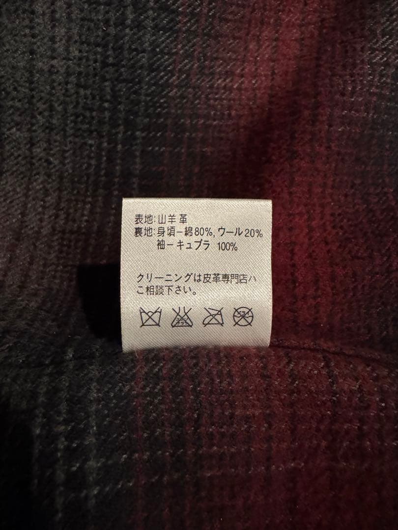 WESTRIDE/ウエストライド レザージャケット