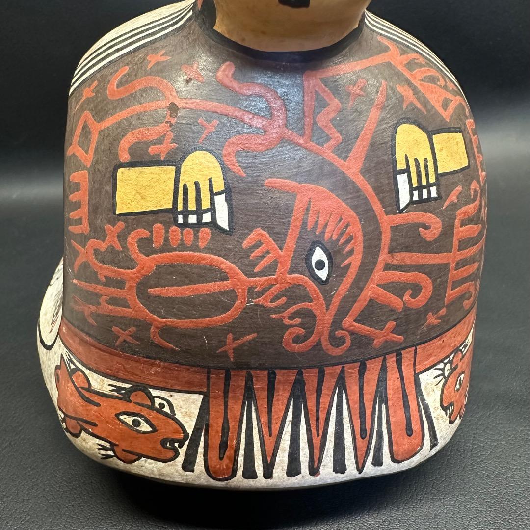 ♡Fb左1010 ナスカ土器 彩文土器 インテリア アンティーク 芸術 陶芸