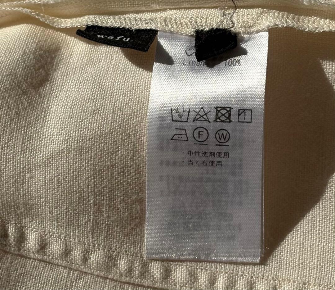 wafu 【リネンスウェット】サイズ感が大事しっかり者のスウェット ／セイロンM