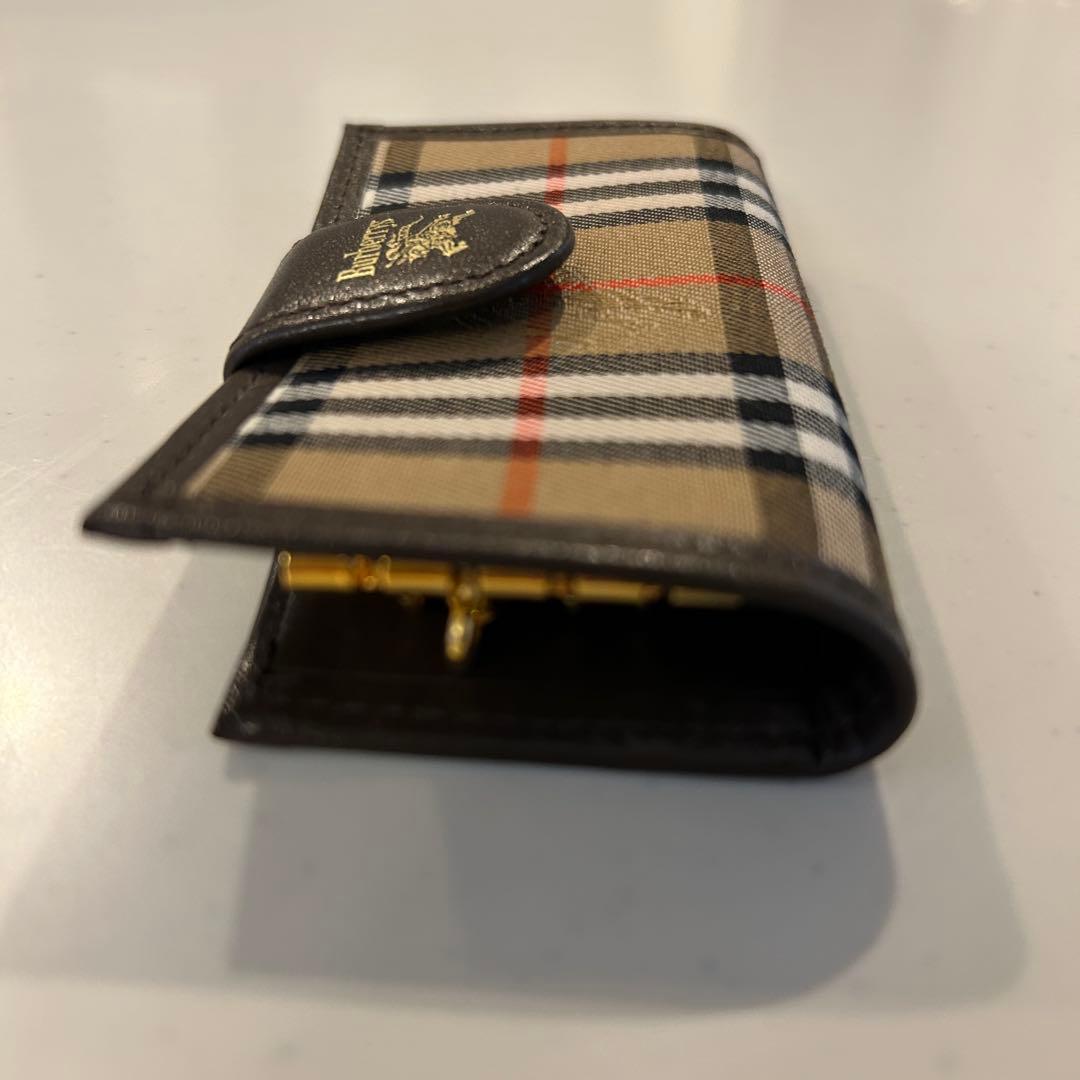 【極美品】バーバリー ノバチェック キーケース キャンバス×レザー ユニセックス