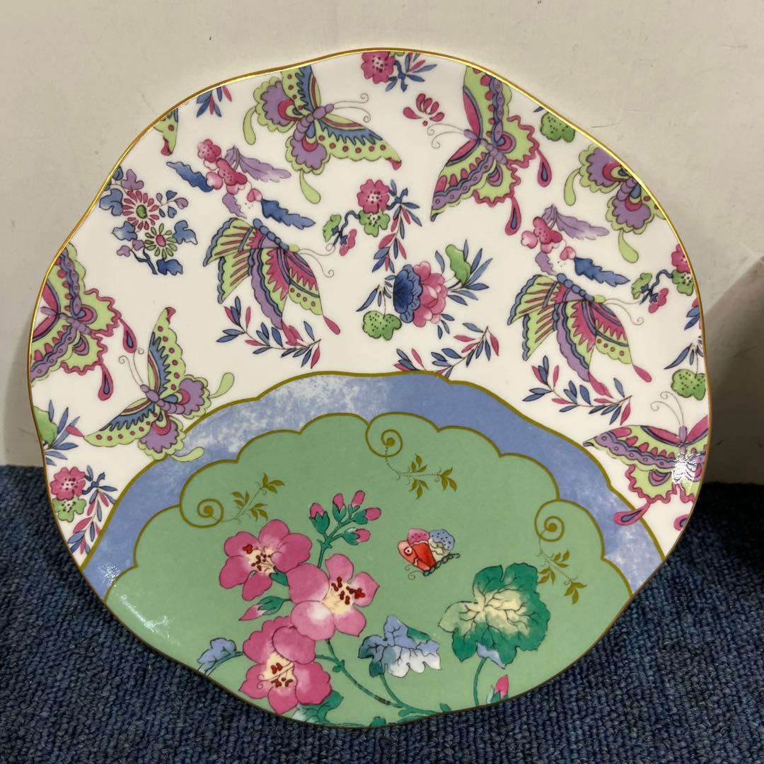 ウエッジウッド ハーレークイン バタフライブルーム プレート20cm