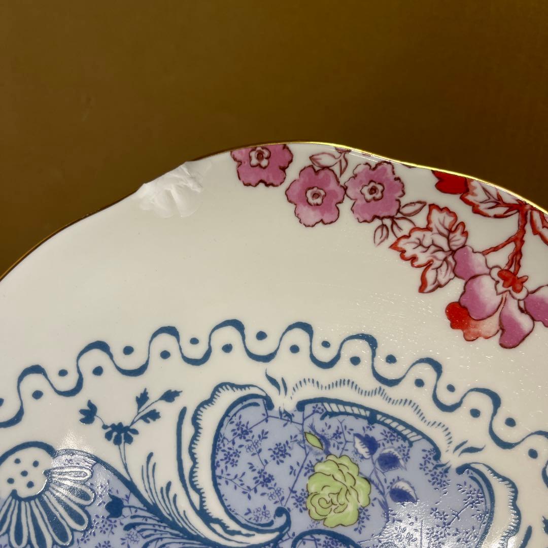 ウエッジウッド ハーレークイン バタフライブルーム プレート20cm