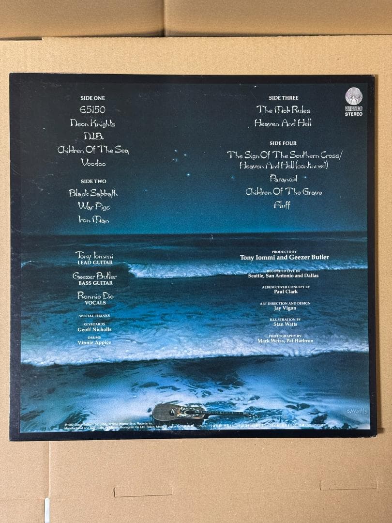 帯付き ＬＰレコード 中古 美品 現状品 ライヴ・イーヴル ブラックサバス