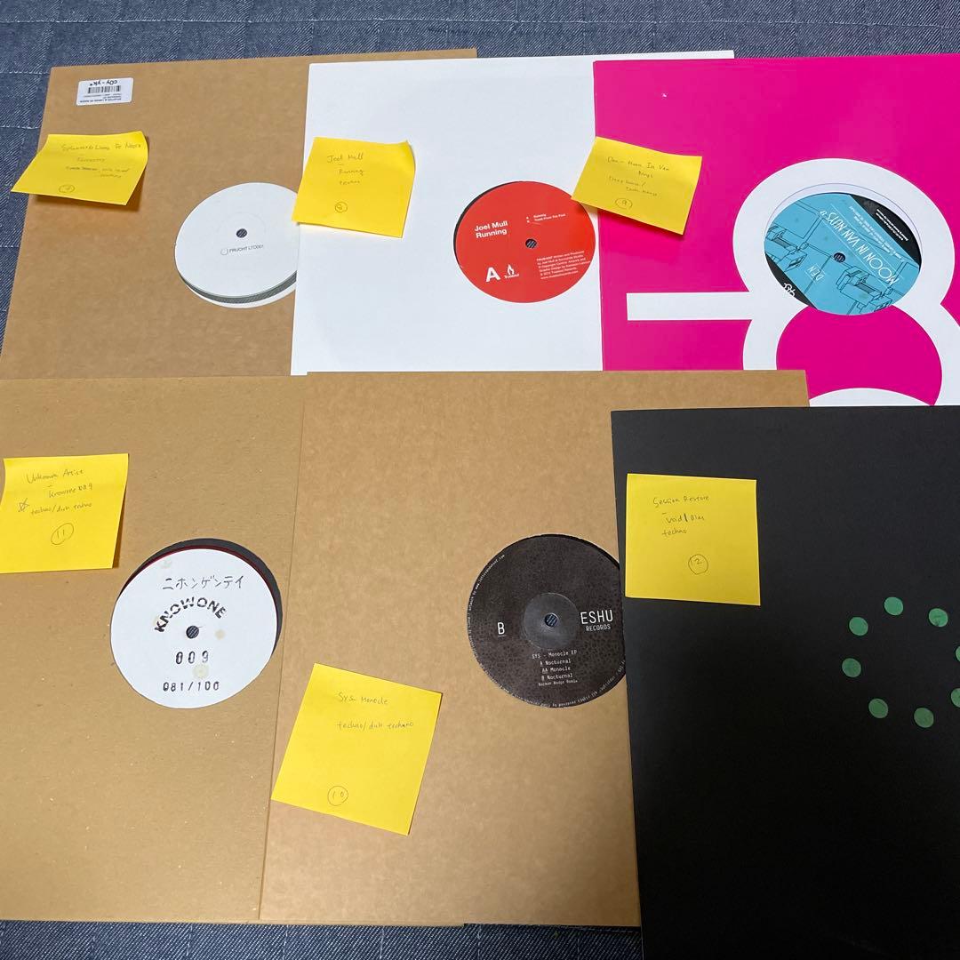 techno/tech house中心未使用レコード30枚　D