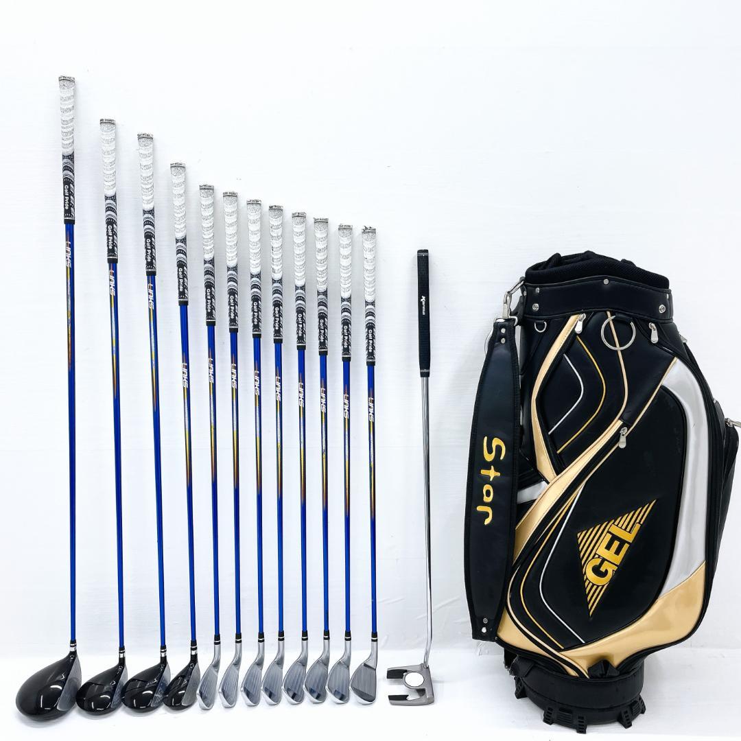 【初心者様推奨!!】 GEL ゲル メンズ ゴルフクラブ 初心者セット SR