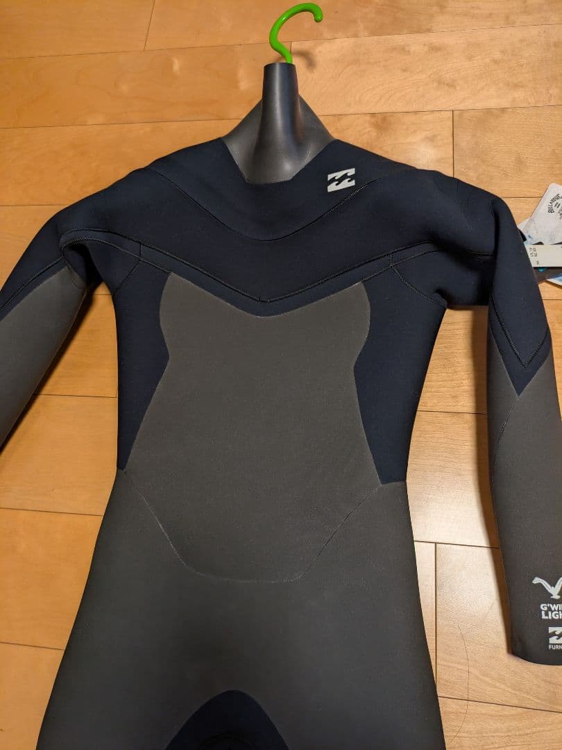 ビラボンウエットスーツ5/3mm セミドライフルスーツ ロングチェストジップ