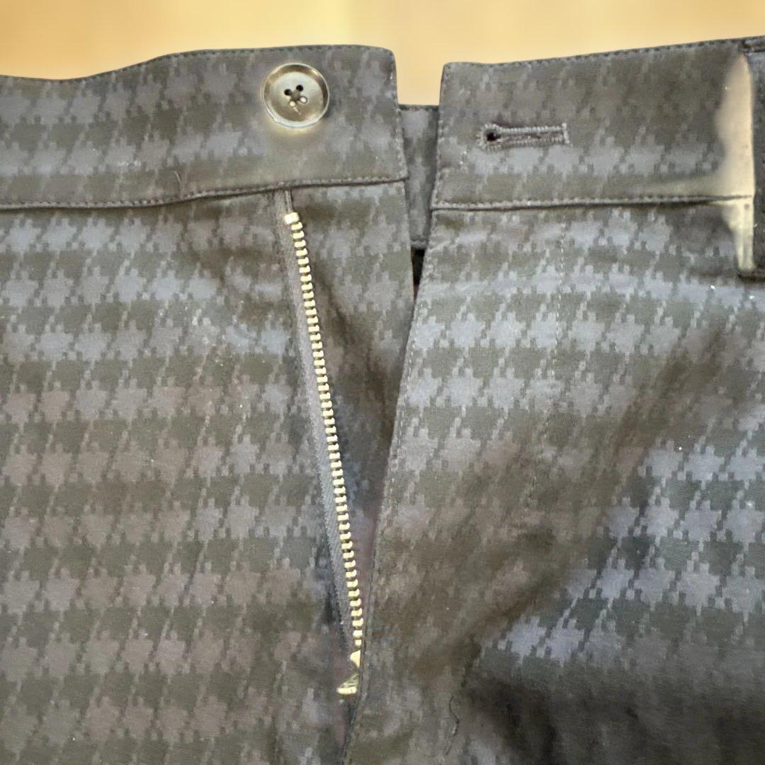 Pearlygates チェック柄 ブラックパンツ