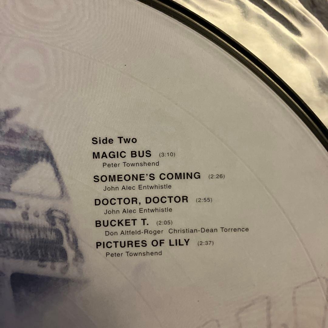 the who magic bus on tour ピクチャーレコード　ザ・フー