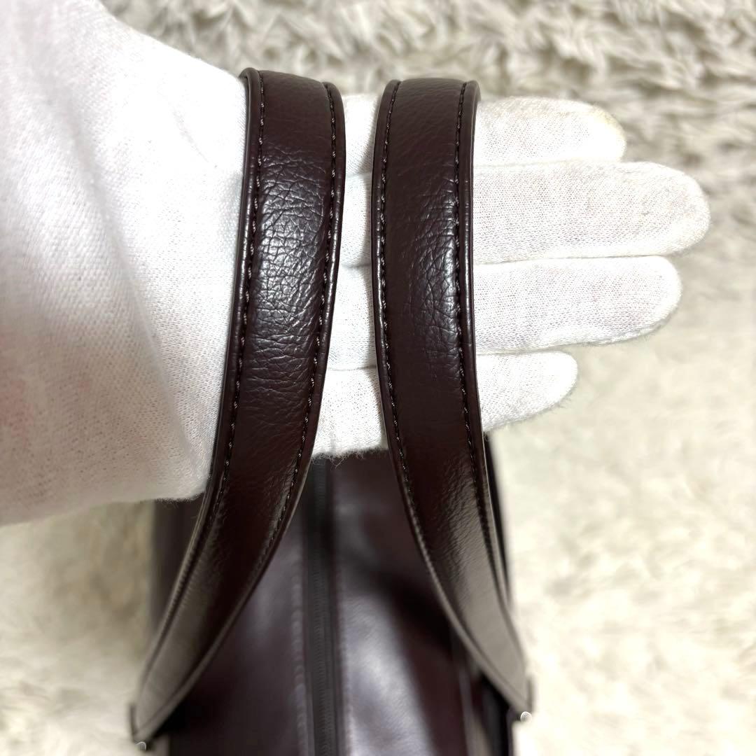 未使用品 HeM スクールバック ブラウン 合皮 ストラップ付き