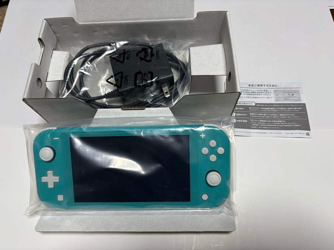 Nintendo Switch Lite ターコイズ 本体 動作確認済み　箱付き