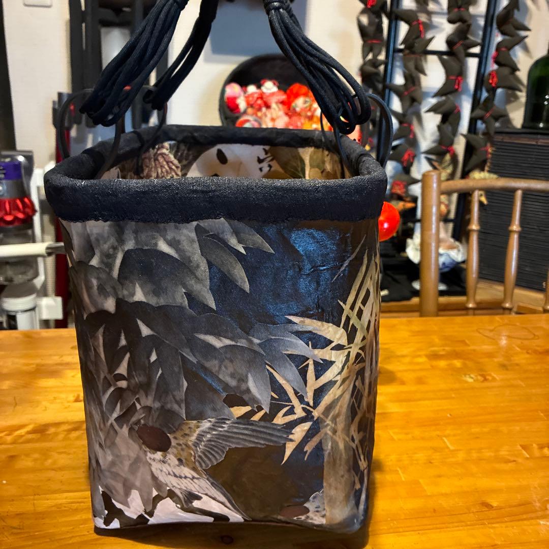 和装用バッグ 和風デザイン 中型