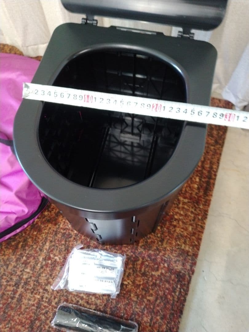 【新品未使用】非常用トイレビニール付・テント・椅子セット