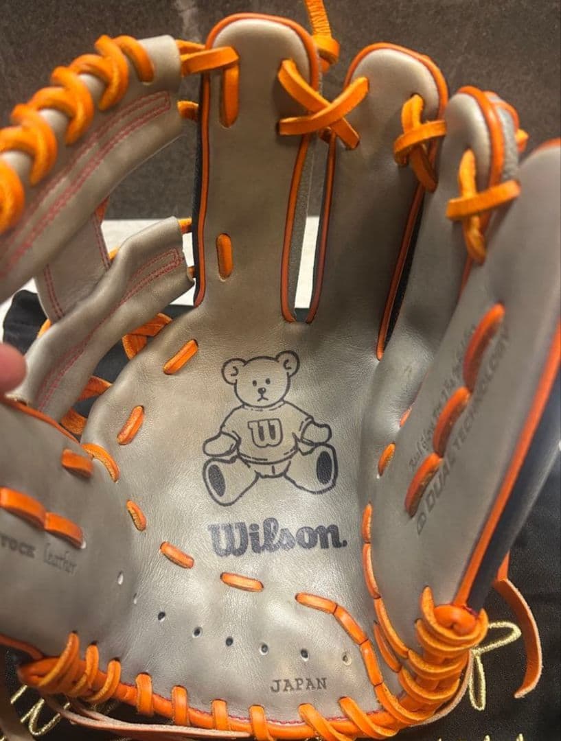 Wilson 軟式グローブ ウィルソン ベアデザイン