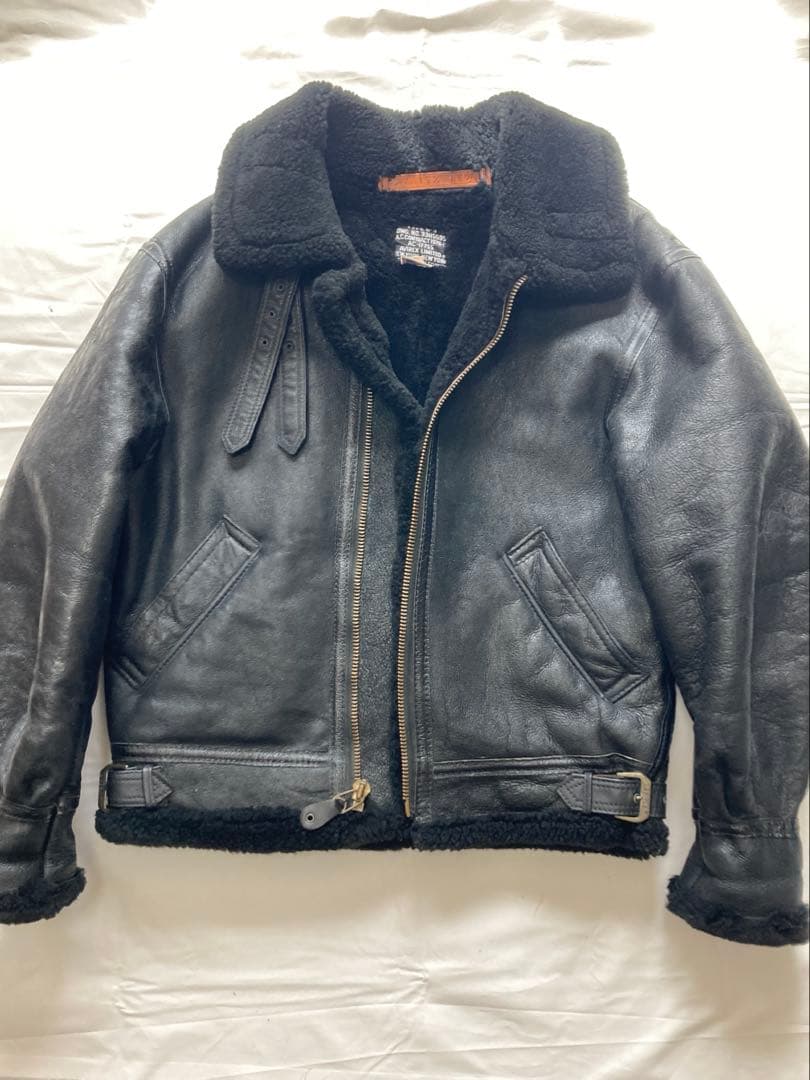 AVIREX B-3 フライトジャケット 黒 36